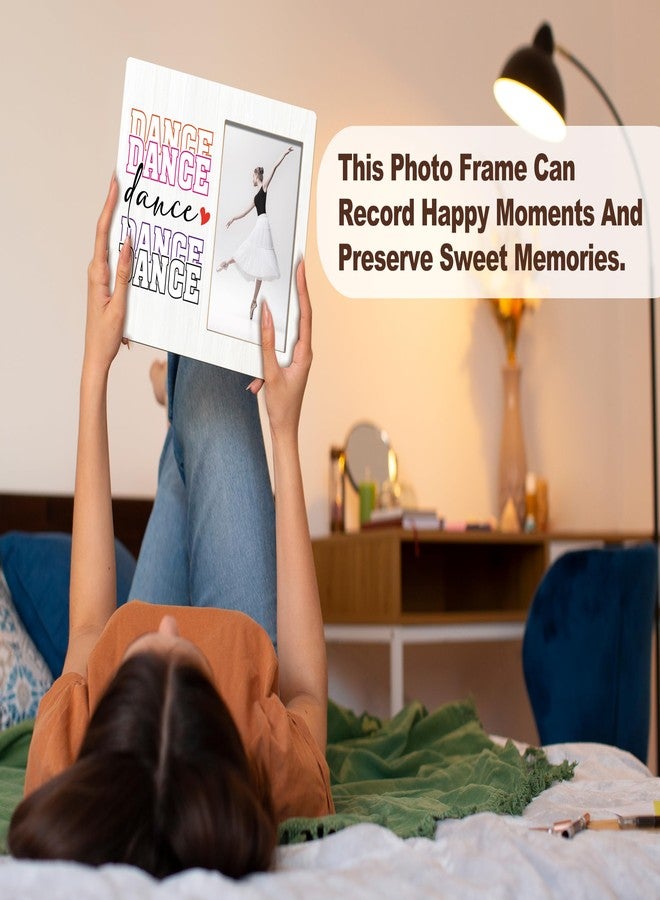 BXVRT Women Dance Photo Frame, Dancing Picture Frame, 8x10 inches, Wooden Frame, Dance Color, Appreciation Theme, Rustic Style, Tabletop & Wall Mountable - Image 5